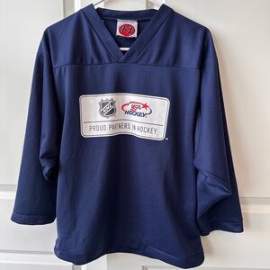 USA Hockey Navy Kids' Hockey Jersey - Proud Partners in Hockey